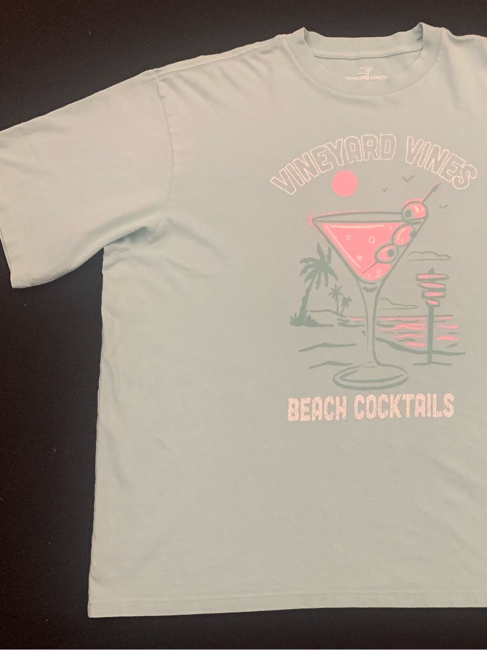 VINEYARD VINES All Cotton Beach Cocktails Tee